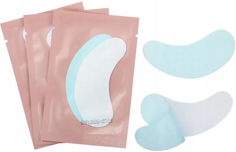 100szt BLUE PŁATKI POD OCZY DO PRZEDŁUŻANIA RZĘS