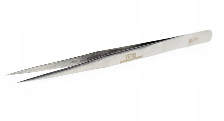 Pęseta do przedłużania rzęs VETUS ST-11 prosta