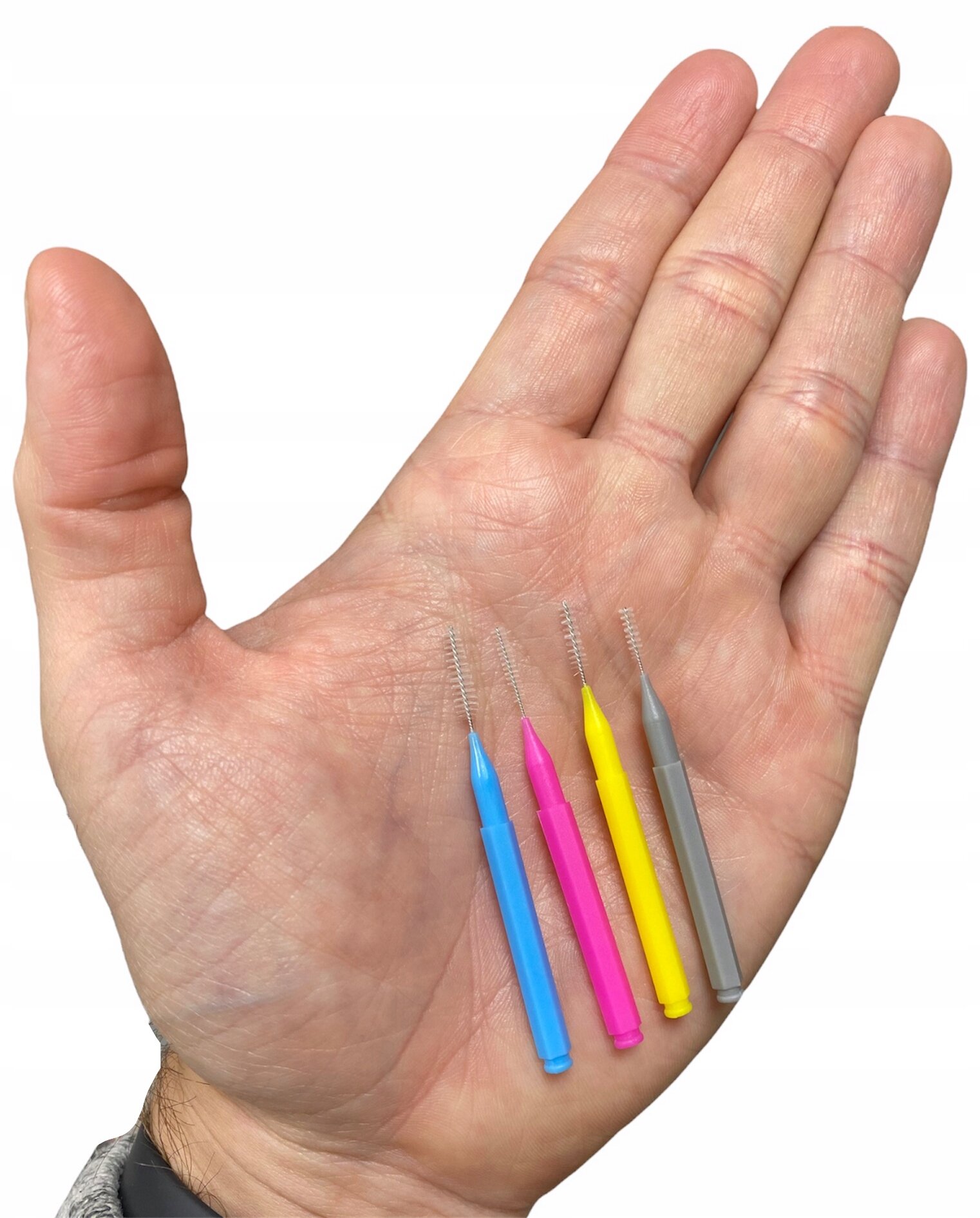 NANO SZCZOTECZKI DO LAMINACJI BRWI X4 KOLOROWE
