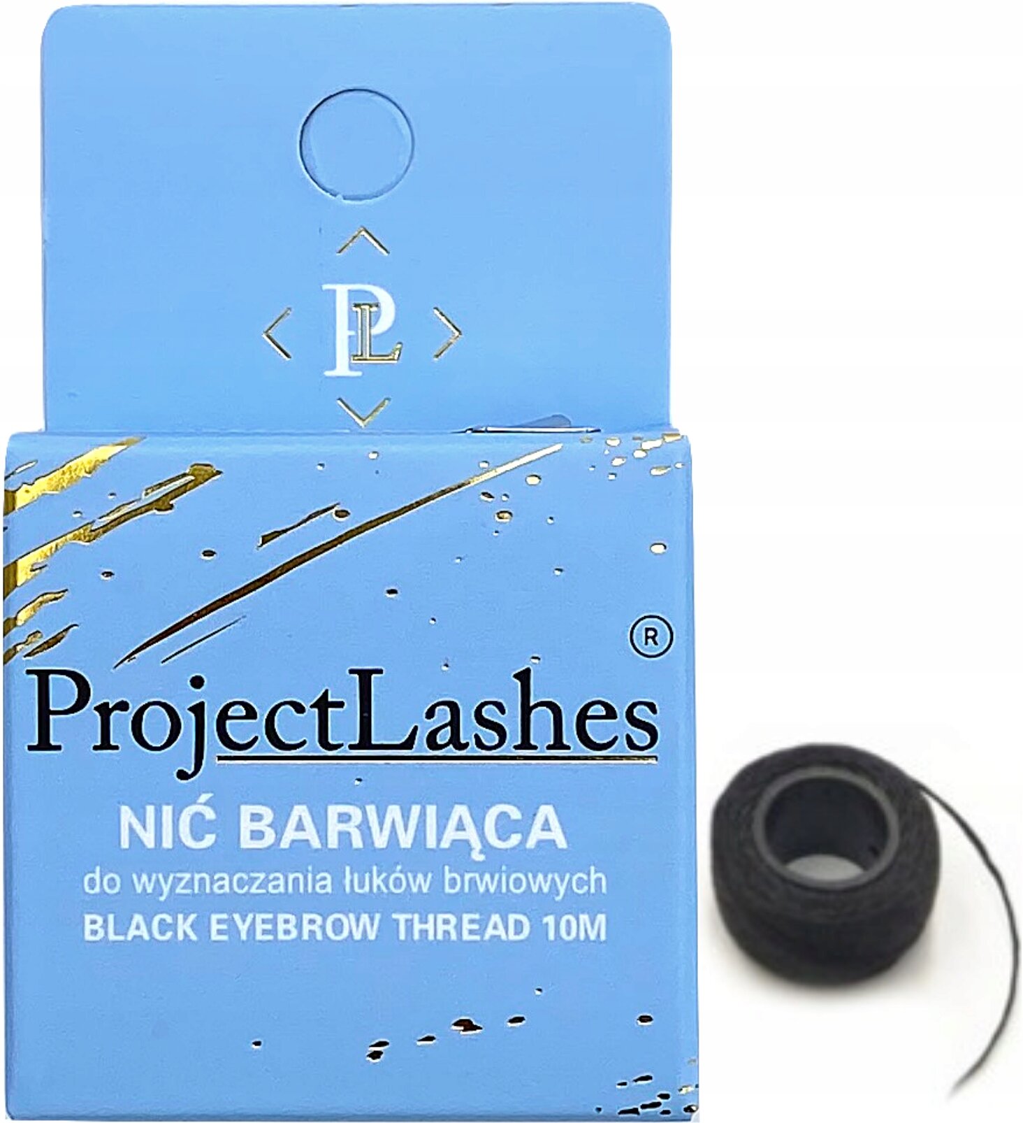 Nić Barwiąca RÓŻOWA do geometrii brwi rysunek łuk brwiowy