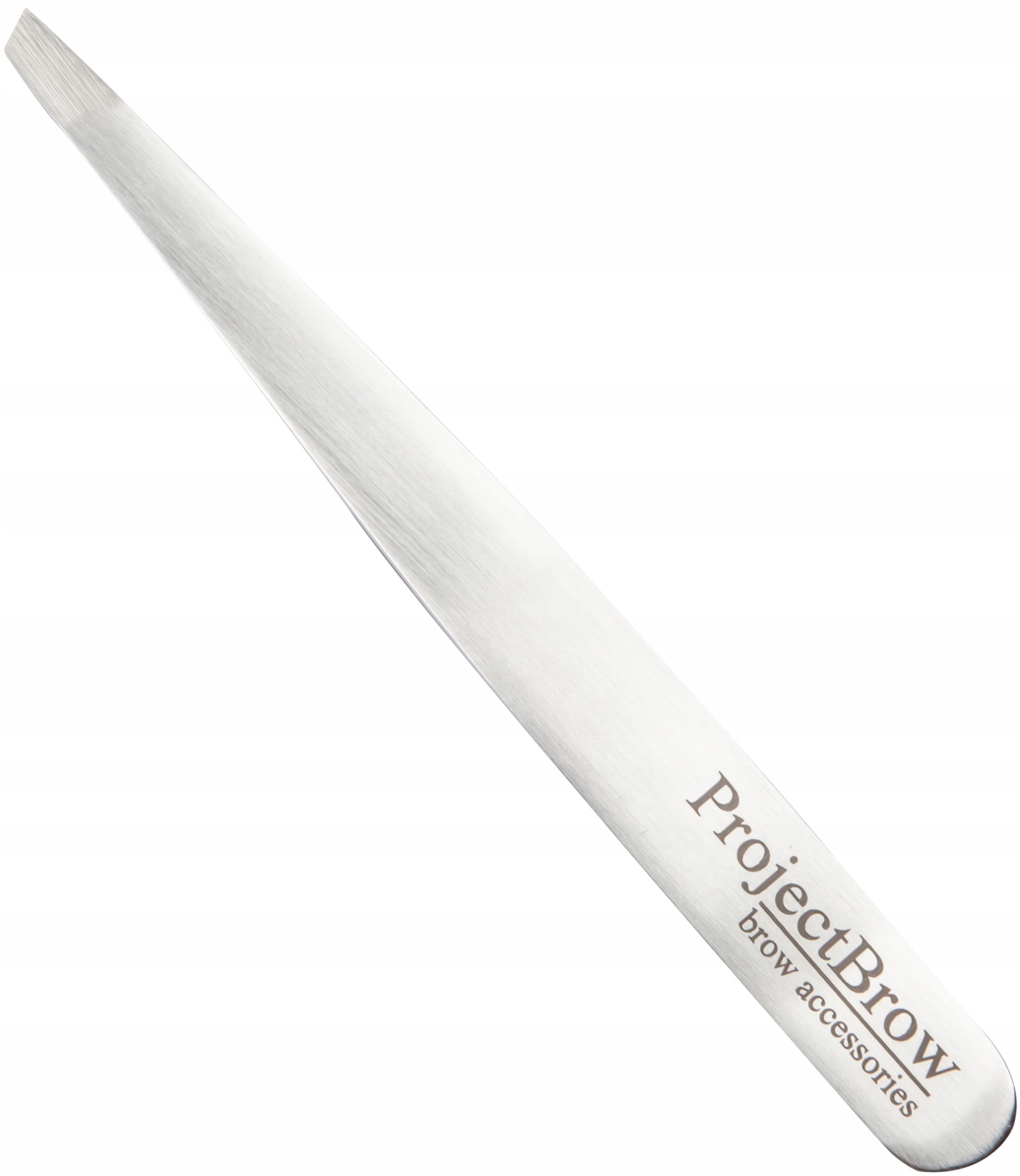 ProjectBrow precyzyjna pęseta do brwi SILVER