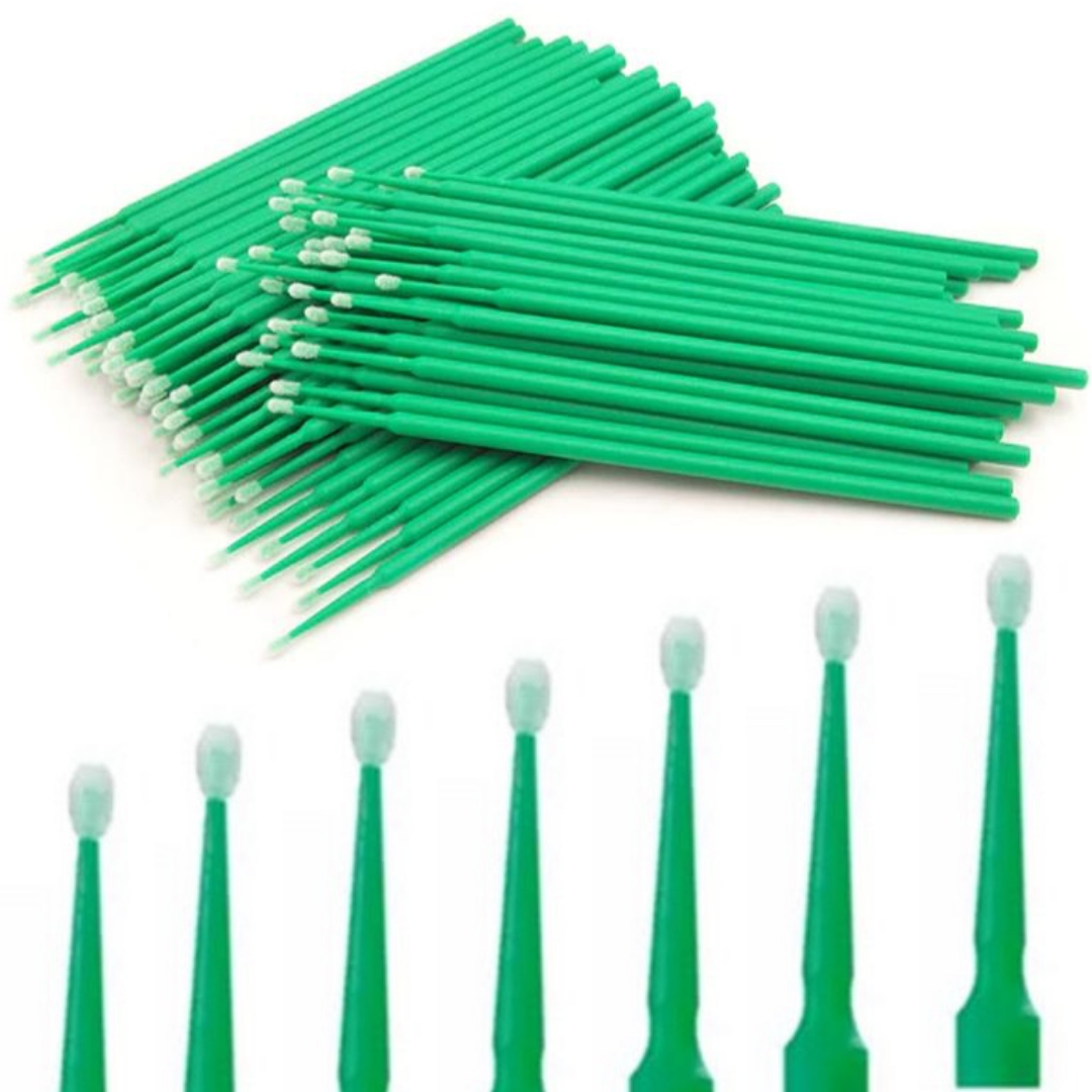 MIKRO APLIKATORY 100szt 1,5mm fioletowe