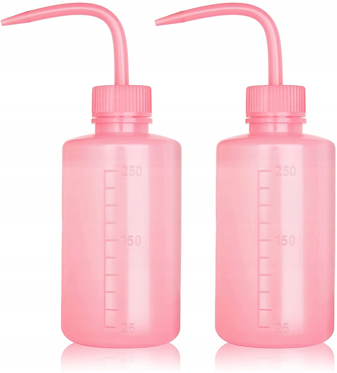 BUTELKA TRYSKAWKA 250ml DO MYCIA RZĘS RÓŻOWA