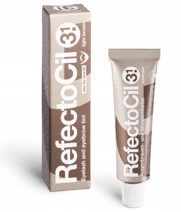 HENNA RefectoCil żel do Brwi rzęs JASNY BRĄZ 15ml