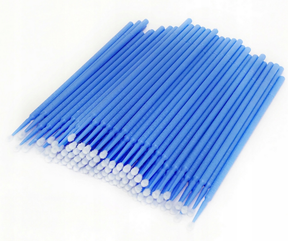 MIKRO APLIKATORY 100szt 2,5mm niebieskie