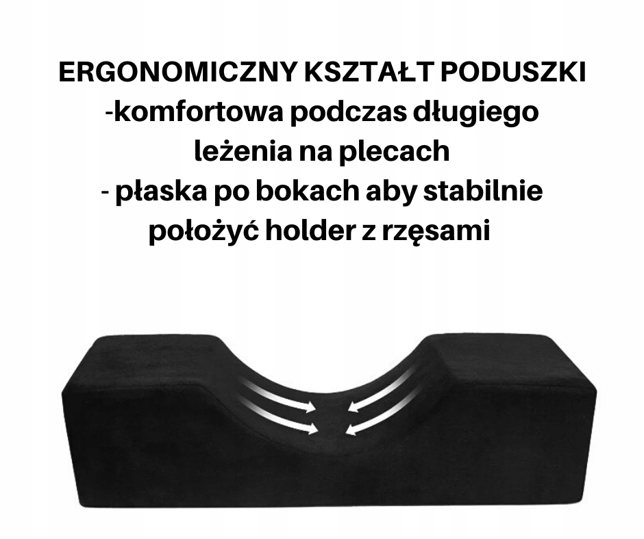 Poduszka stylistki rzęs ProjectLashes czarna