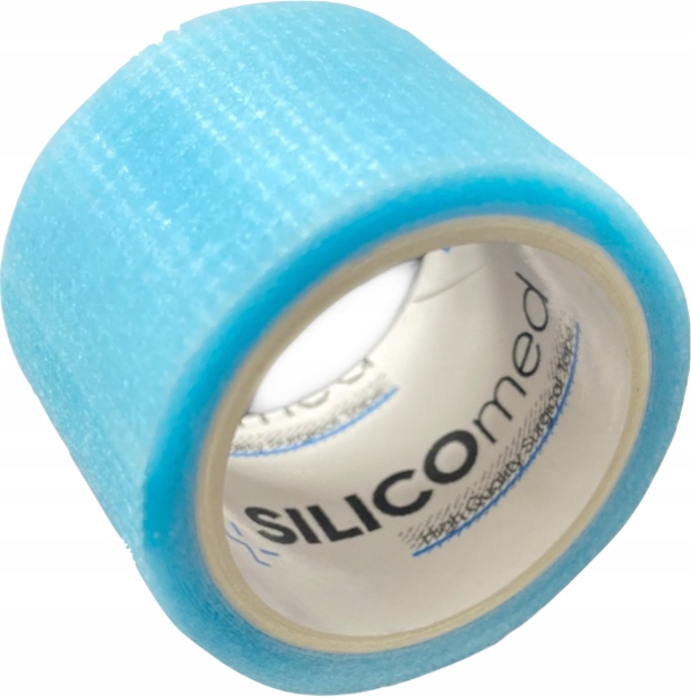 Taśma SILIKONOWA SILICOmed do rzęs 2,5 cm X 1,3 m