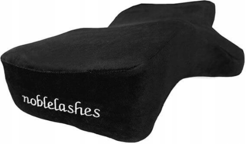 Poduszka stylistki rzęs Memory Foam Noble Lashes czarna