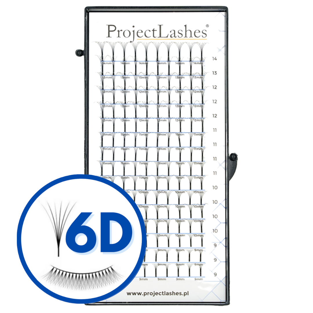 GOTOWE KĘPKI RZĘSY ProjectLashes skręt C 0,07 MIX