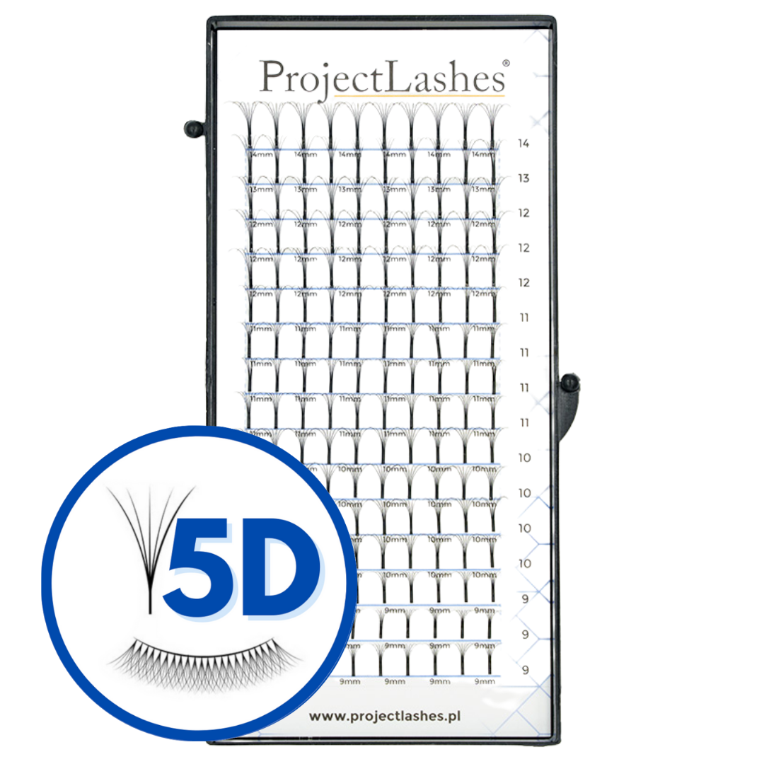 GOTOWE KĘPKI RZĘSY ProjectLashes skręt C 0,07 MIX