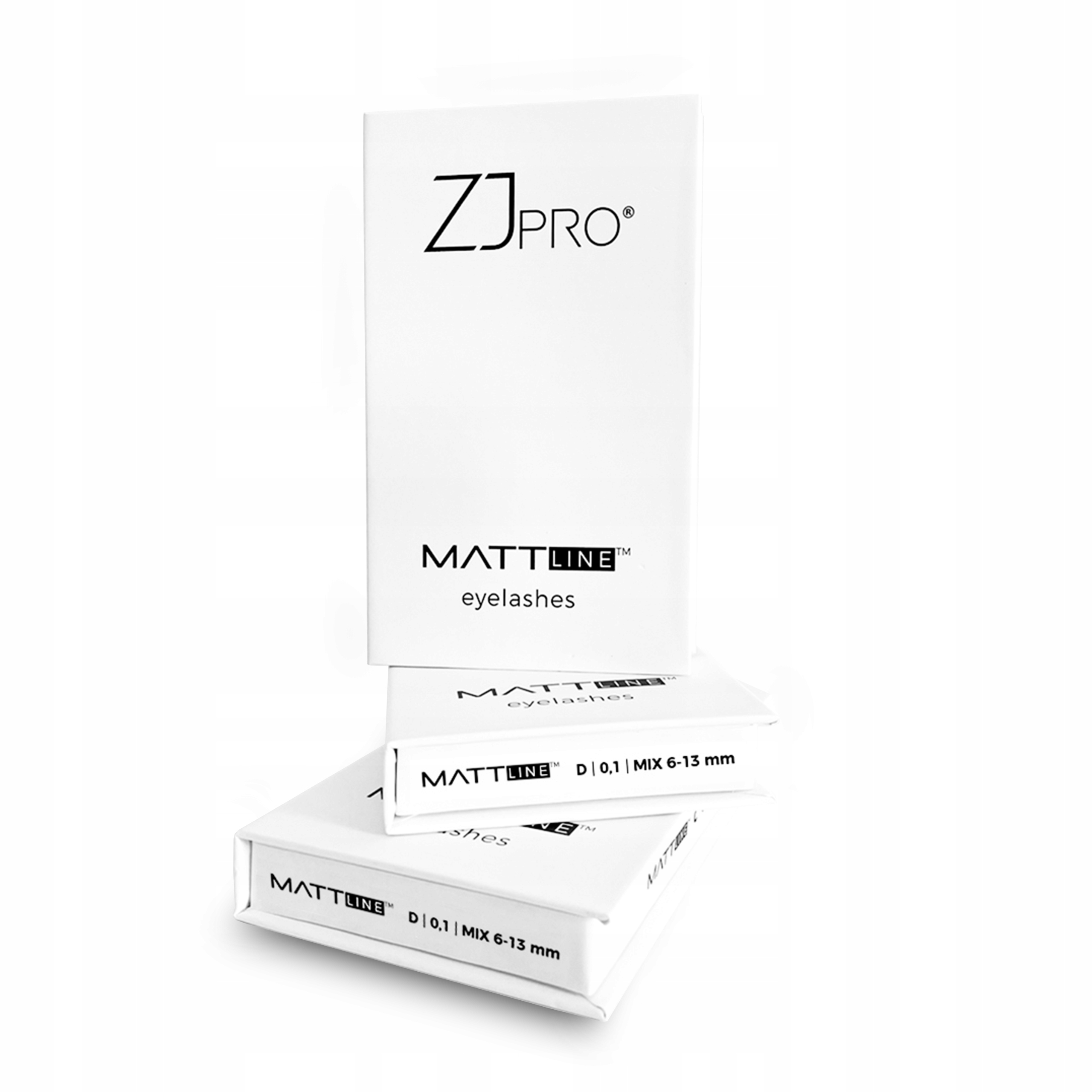 ZJPro rzęsy MATTline D MIX