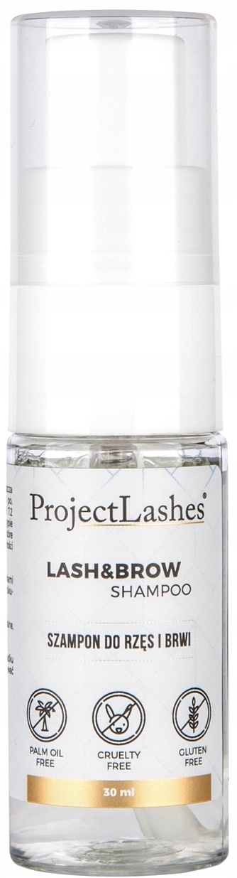 SZAMPON DO RZĘS I BRWI ProjectLashes 30ml + PĘDZEL