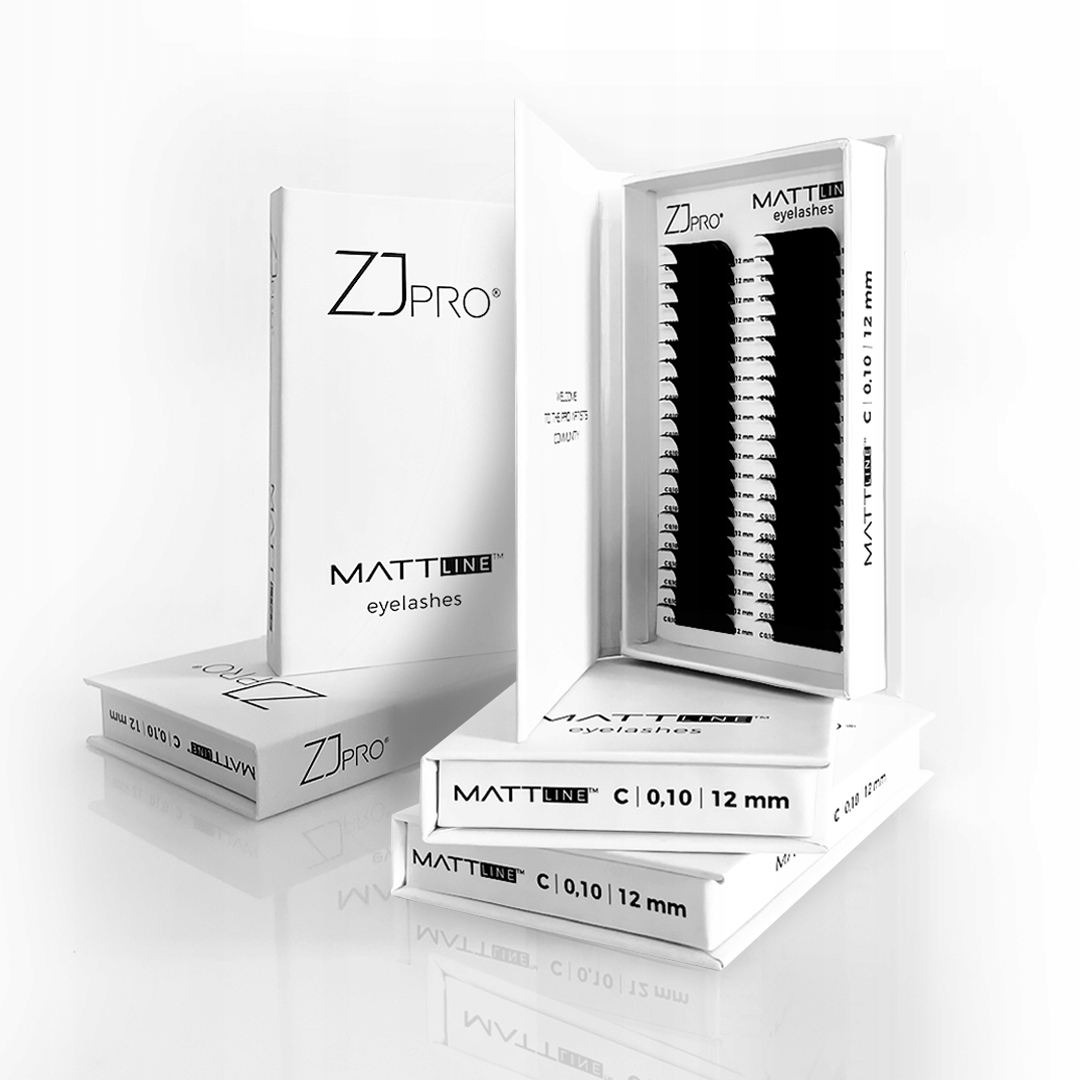 ZJPro RZĘSY MATTline eyelashes D 0,07 7mm ZJ PRO