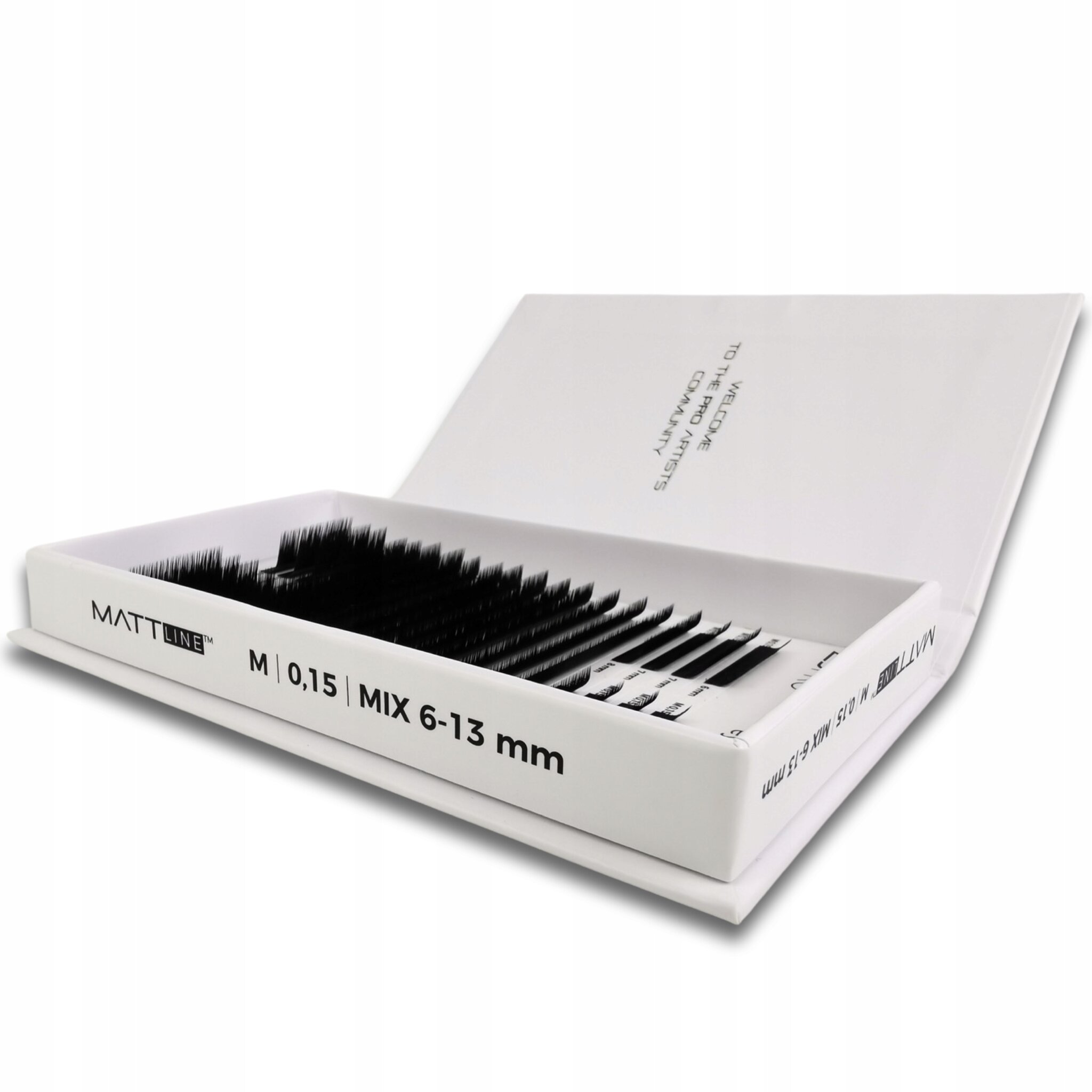 ZJPro RZĘSY MATTline eyelashes M 0,07 MIX ZJ PRO