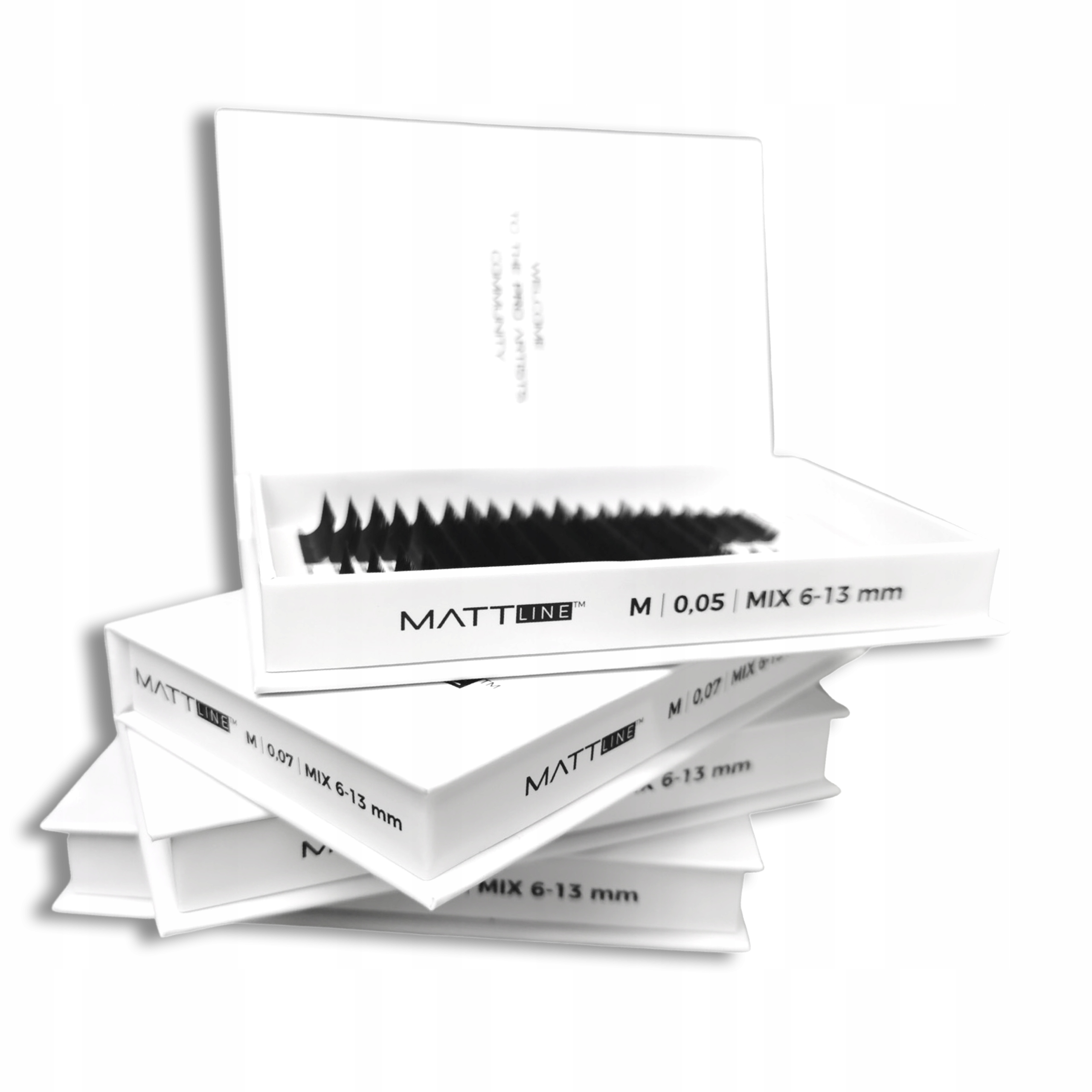 ZJPro RZĘSY MATTline eyelashes M 0,10 MIX ZJ PRO