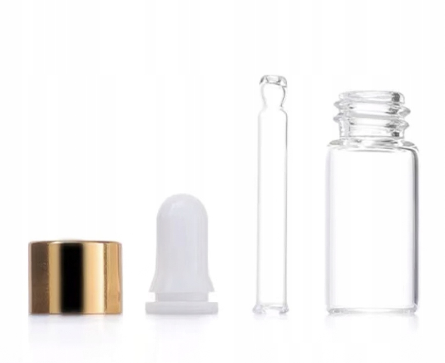 Butelka 10 ml szklana z pipetką na serum odżywkę