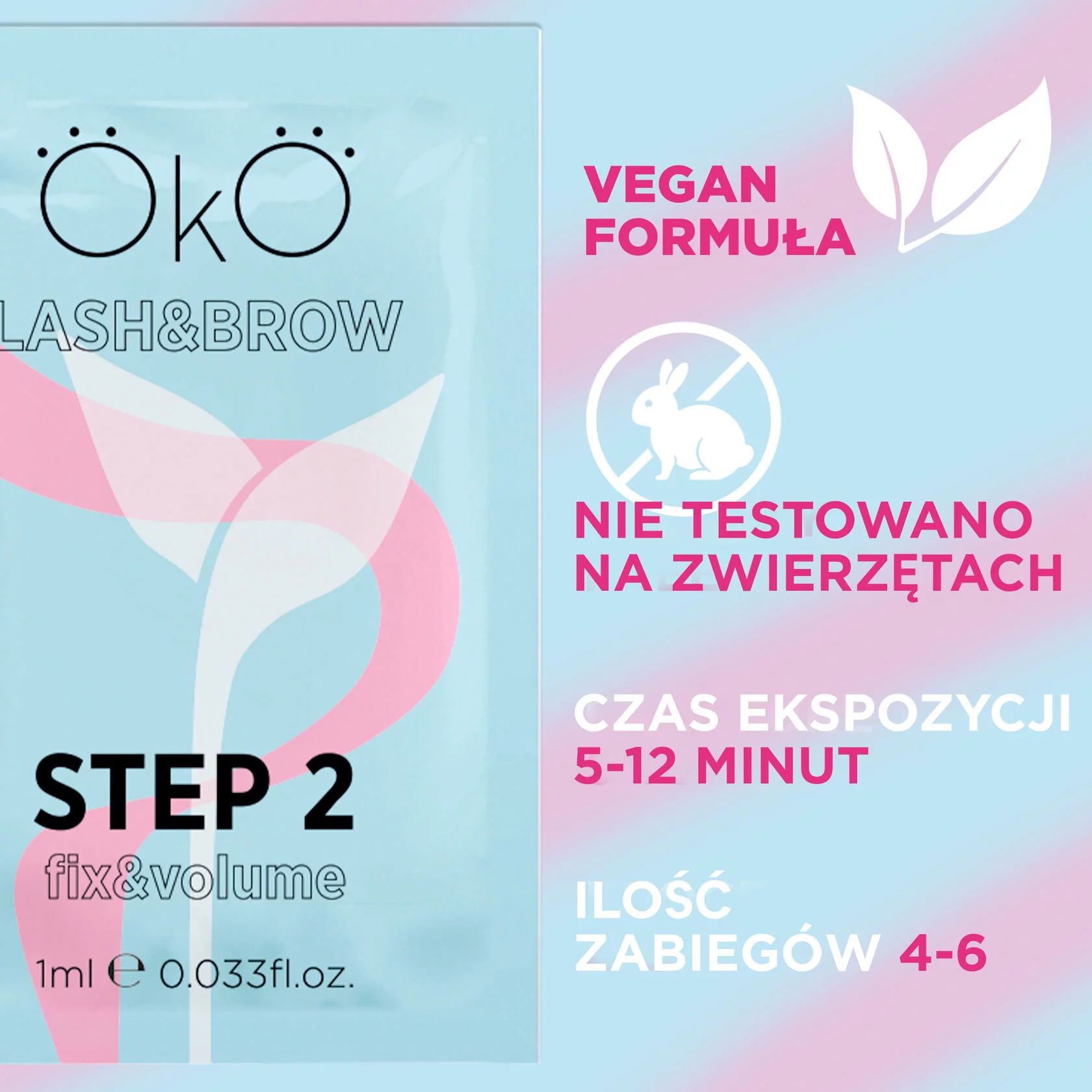 Zestaw żeli do laminacji rzęs i brwi OKO 1-2-3