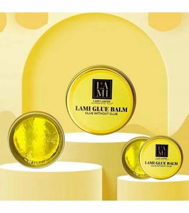 LAMI LASHES Balm glue klej bez kleju 20g BANAN