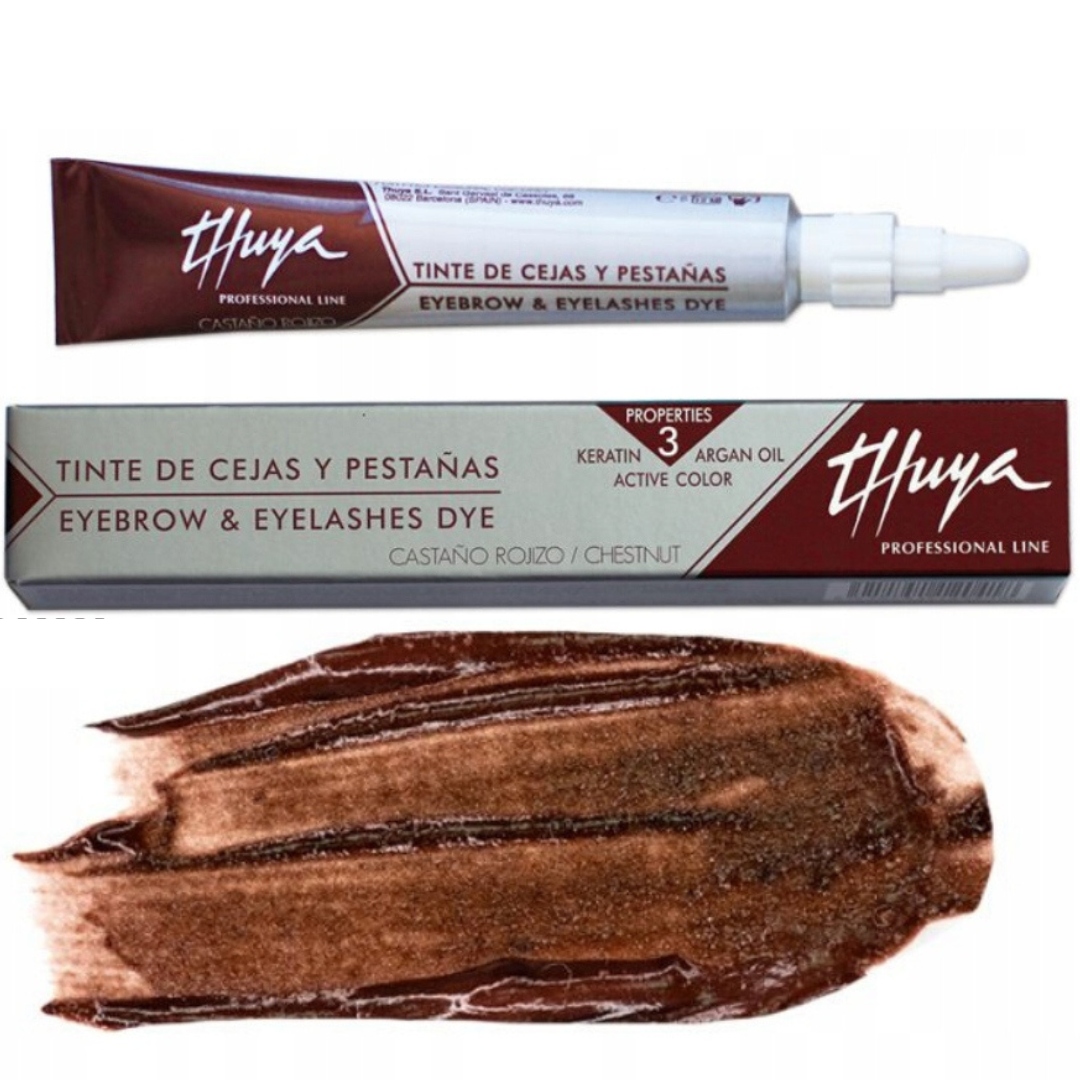 Henna THUYA do brwi i rzęs CHESTNUT brąz kasztan farbka