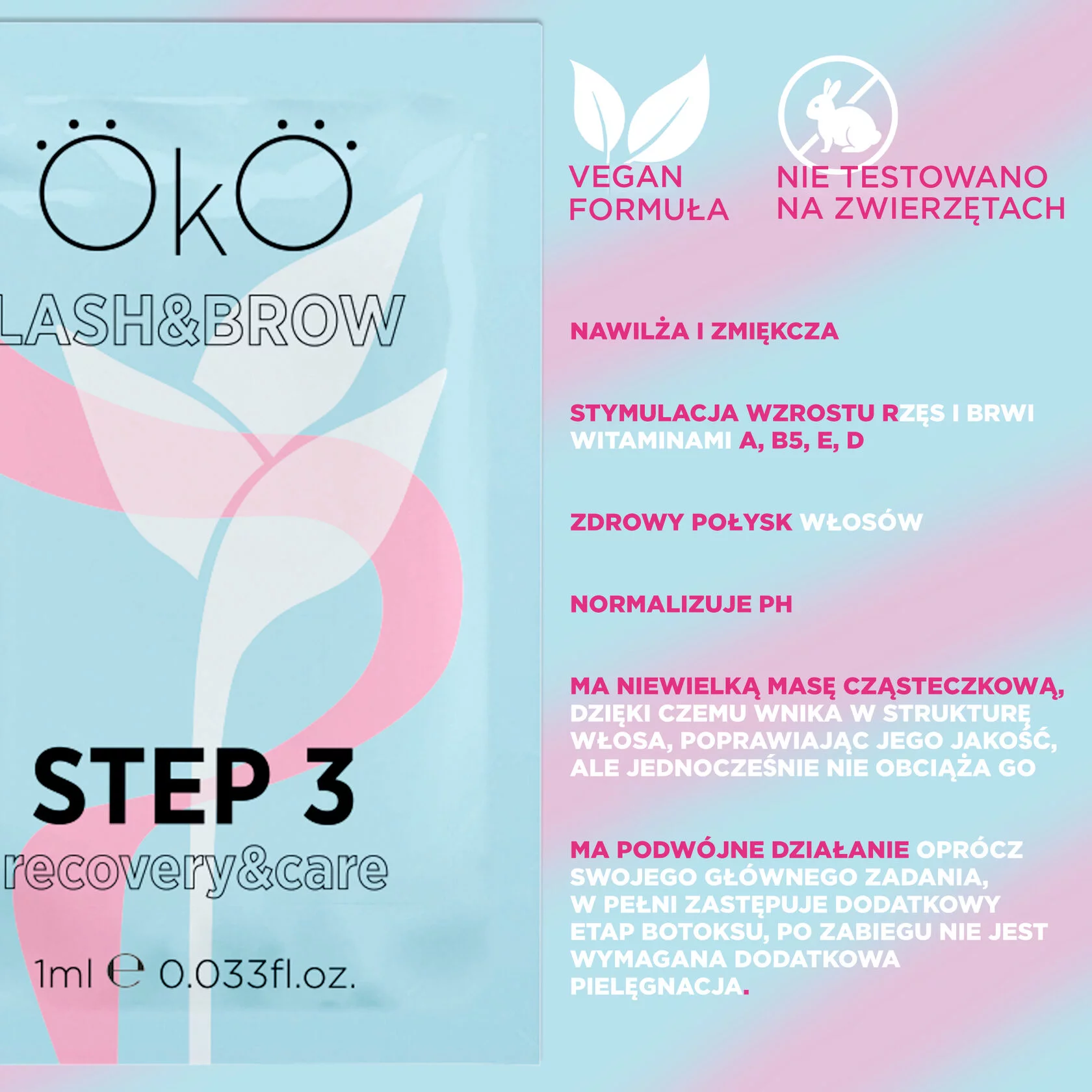 Zestaw żeli do laminacji rzęs i brwi OKO 1-2-3