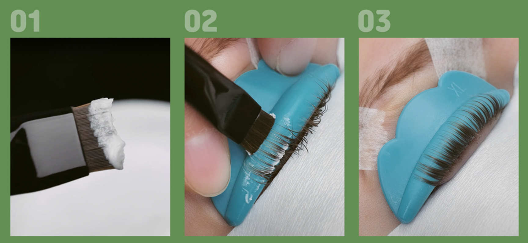 LASH BALM BRUSH Pędzel do nakładania kleju