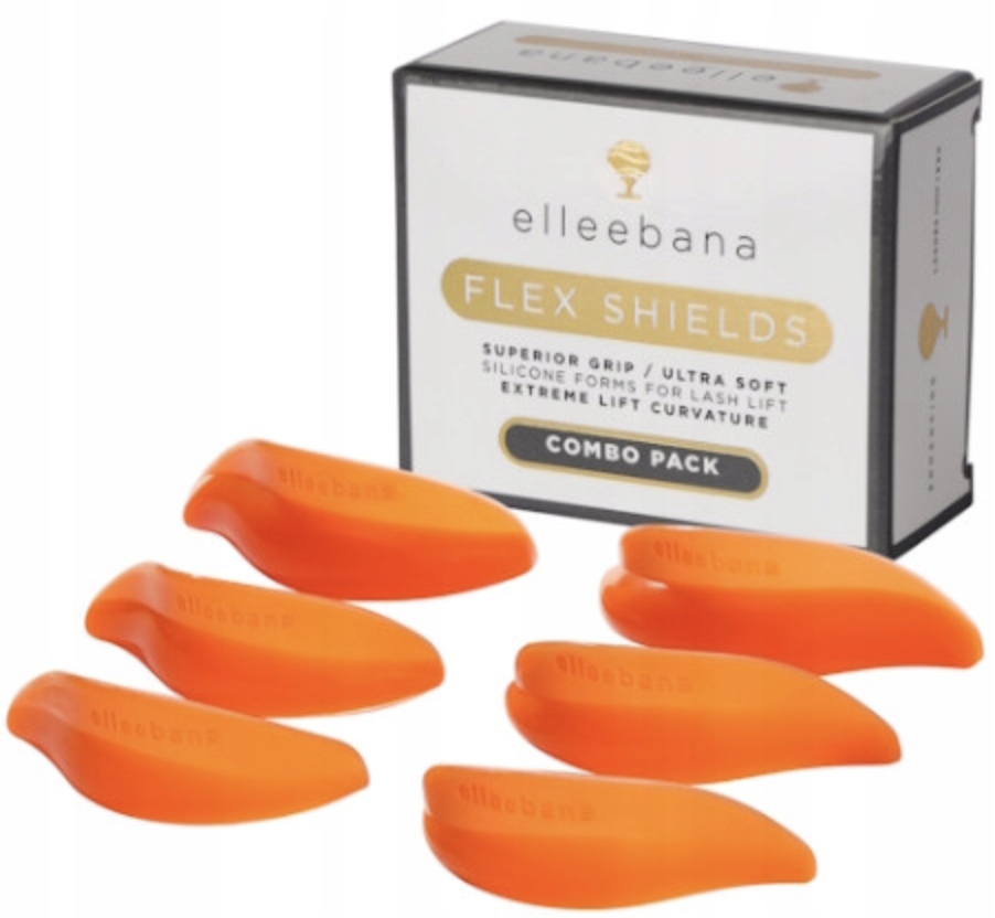 Elleebana Formy Silikonowe Rzęs FLEX SHIELDS wałki