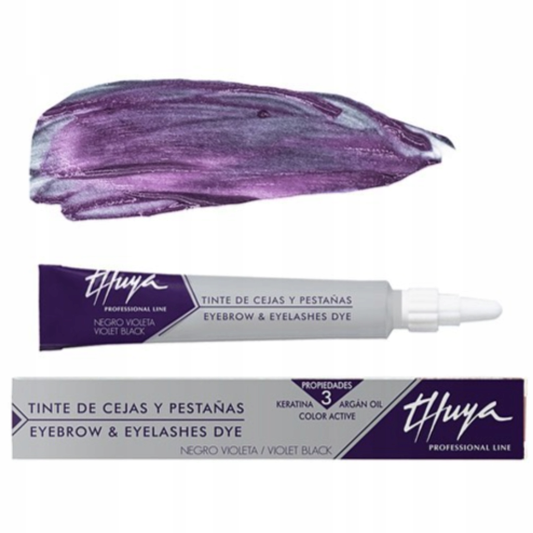 Henna THUYA do brwi i rzęs VIOLET BLACK fioletowa farbka