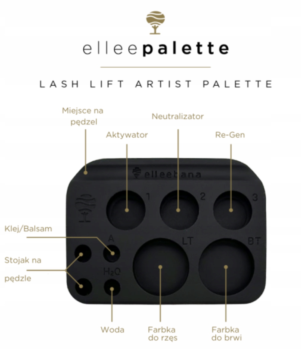 Elleebana Elleepalette – paletka do liftingu rzęs