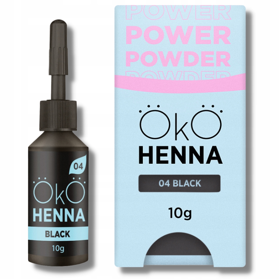 Henna pudrowa do brwi OkO #04 Black 10g