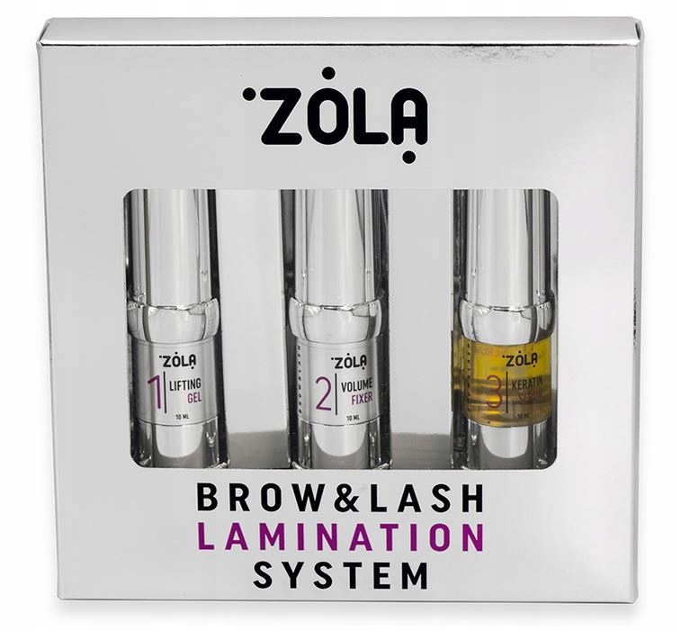 ZOLA lifting rzęs Brow&Lash laminacja ZESTAW