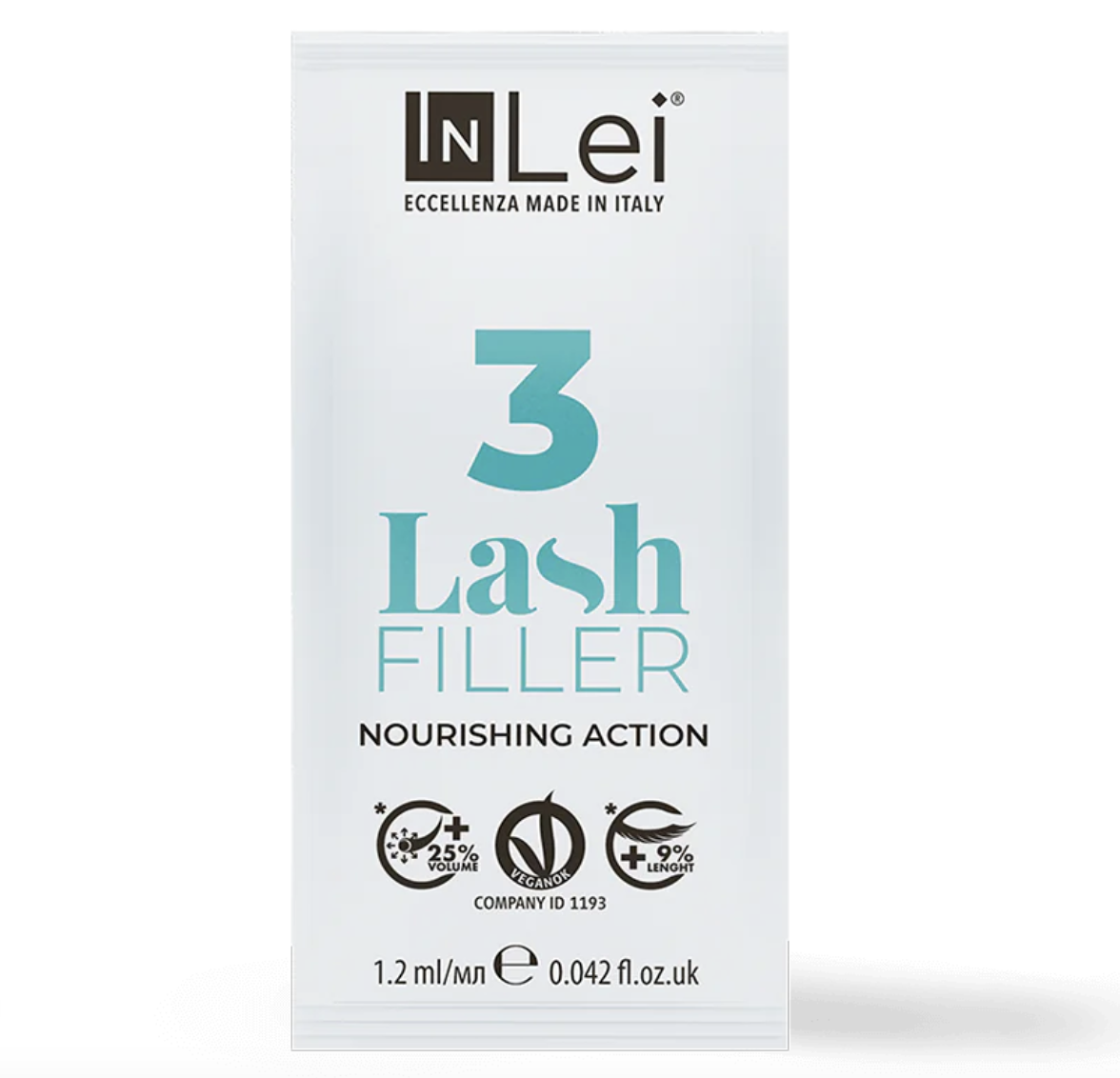 InLei® Lash Filler 25.9 „FILLER 3” – odżywka do rzęs saszetka 1,2ml