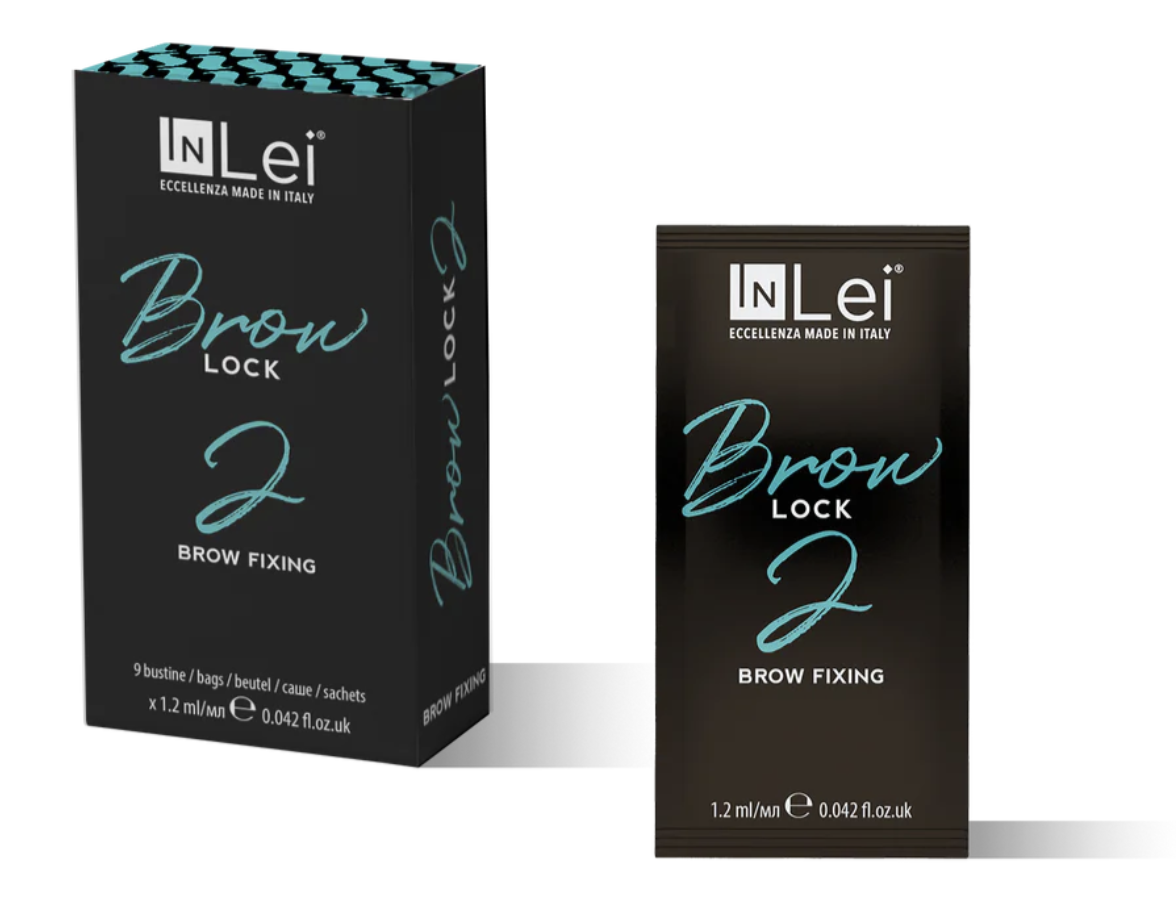 InLei® ”BROW LOCK 2” – utrwalacz do brwi opakowanie 9×1,2ml