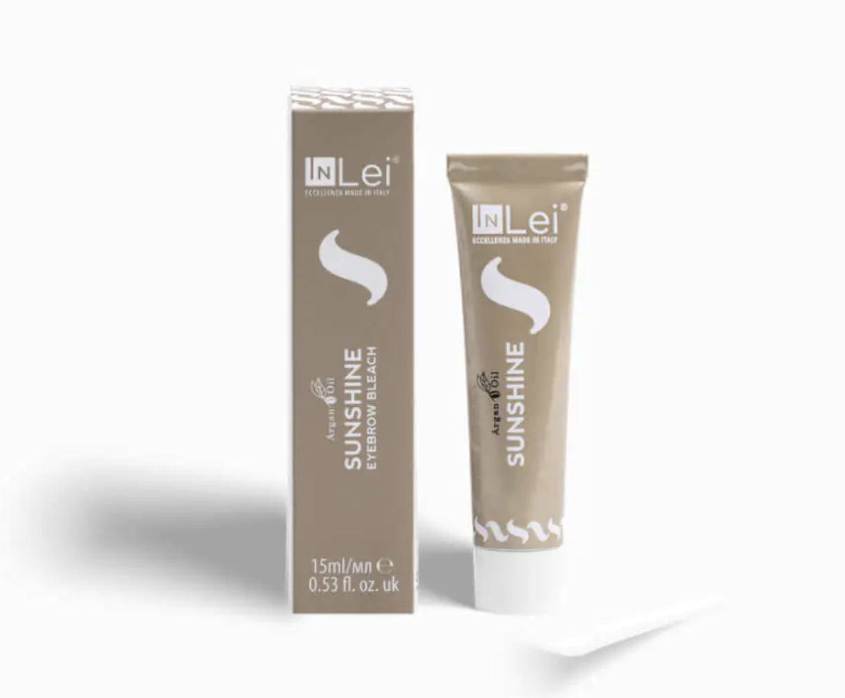 InLei® „SUNSHINE” preparat rozjaśniający do brwi z olejkiem arganowym