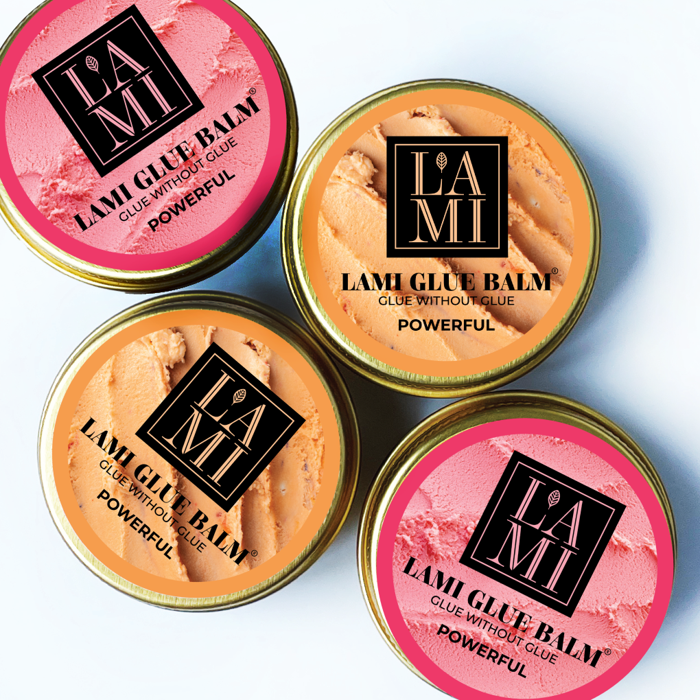 LAMI LASHES POWERFUL Balm glue klej bez kleju 20g MANGO mocny