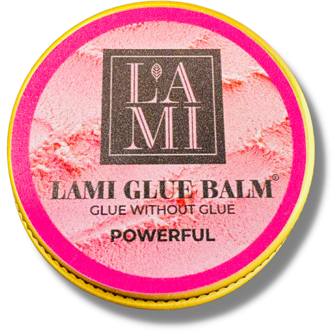 LAMI LASHES POWERFUL Balm glue klej bez kleju 20g PEACH mocny