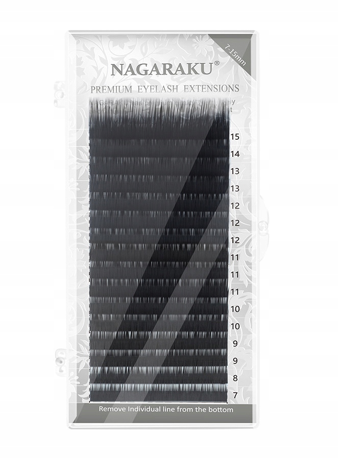 Rzęsy NAGARAKU Mink L 0,07 7mm 16 pasków