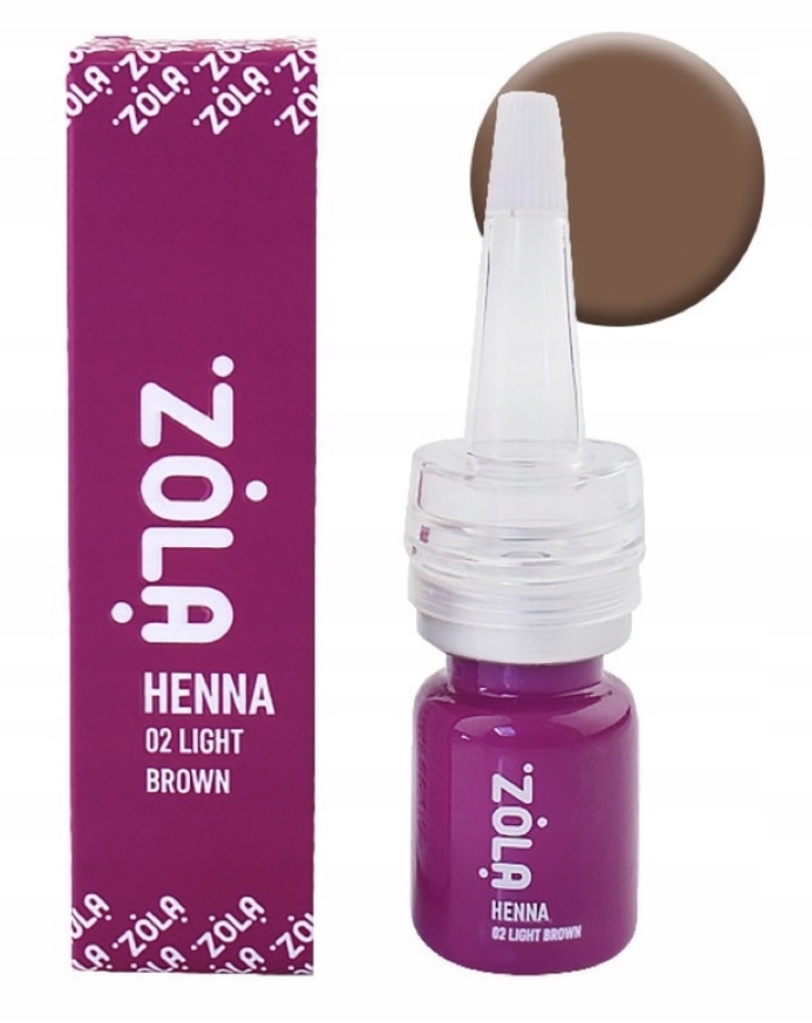 Henna pudrowa do brwi ZOLA 02 Light Brow 10g