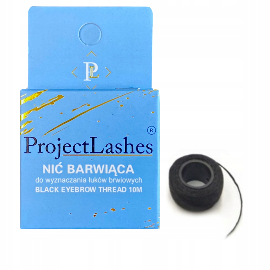 Nić do brwi CZARNA + pisak WHITE BROW MARKER