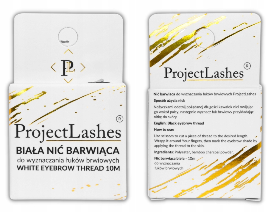 Nić do brwi BIAŁA + pisak WHITE BROW MARKER