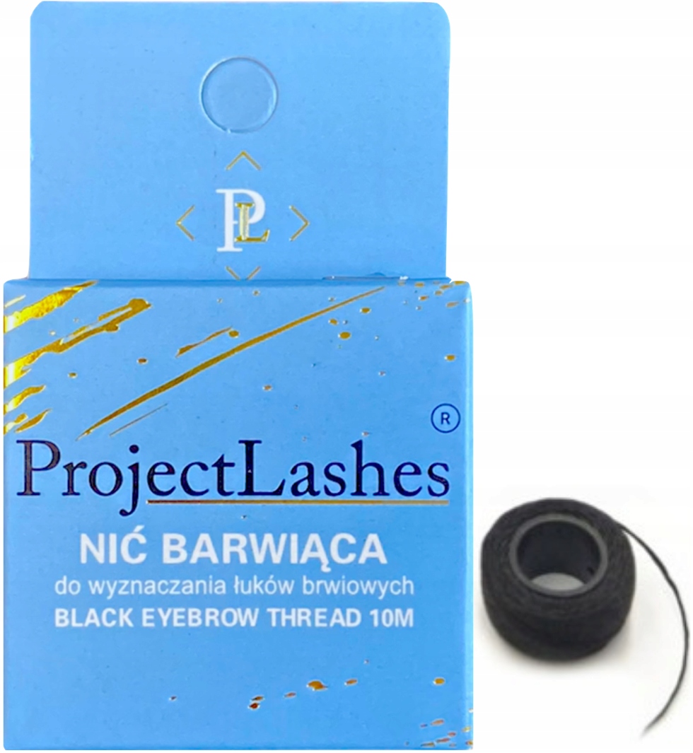 Nić do brwi CZARNA + pisak WHITE BROW MARKER