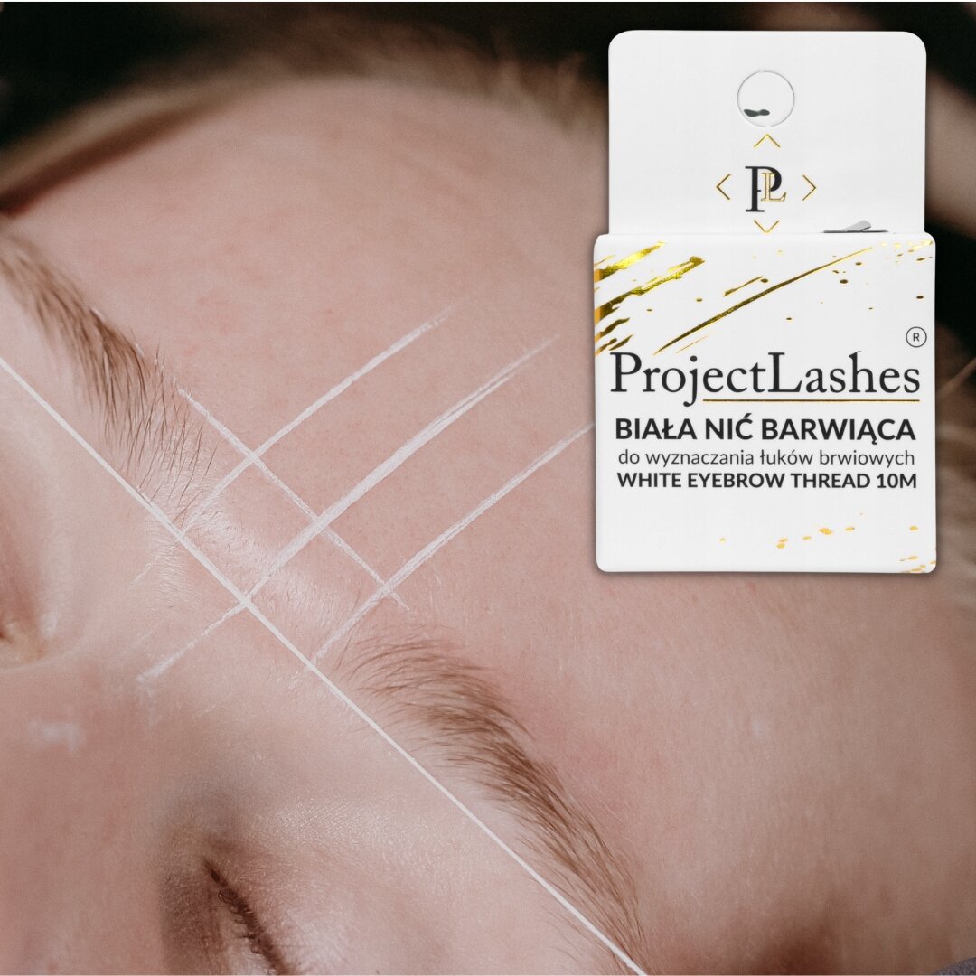 Nić do brwi BIAŁA + pisak WHITE BROW MARKER