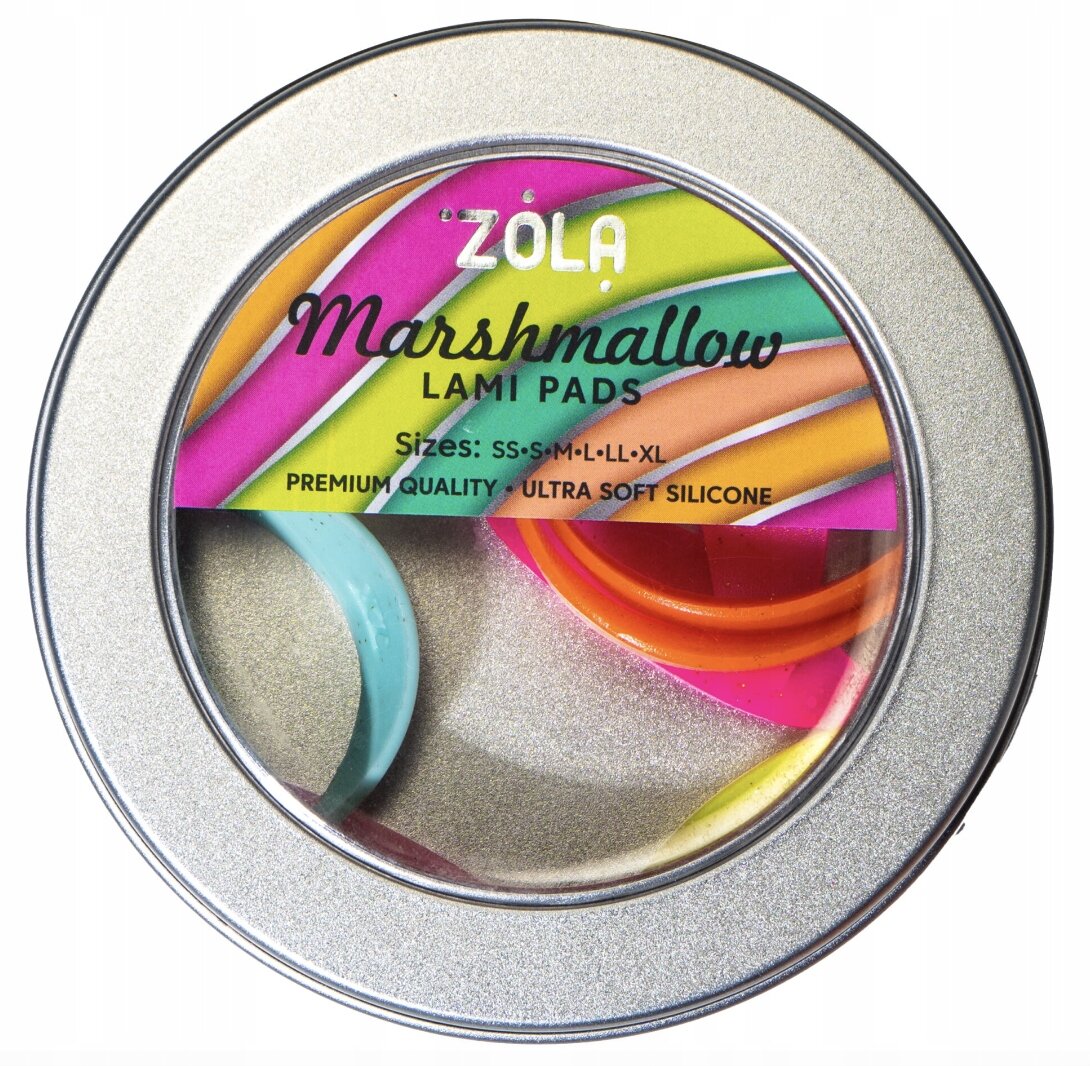 Formy silikonowe do laminacji rzęs ZOLA Marshmallow Lami Pads 6 par