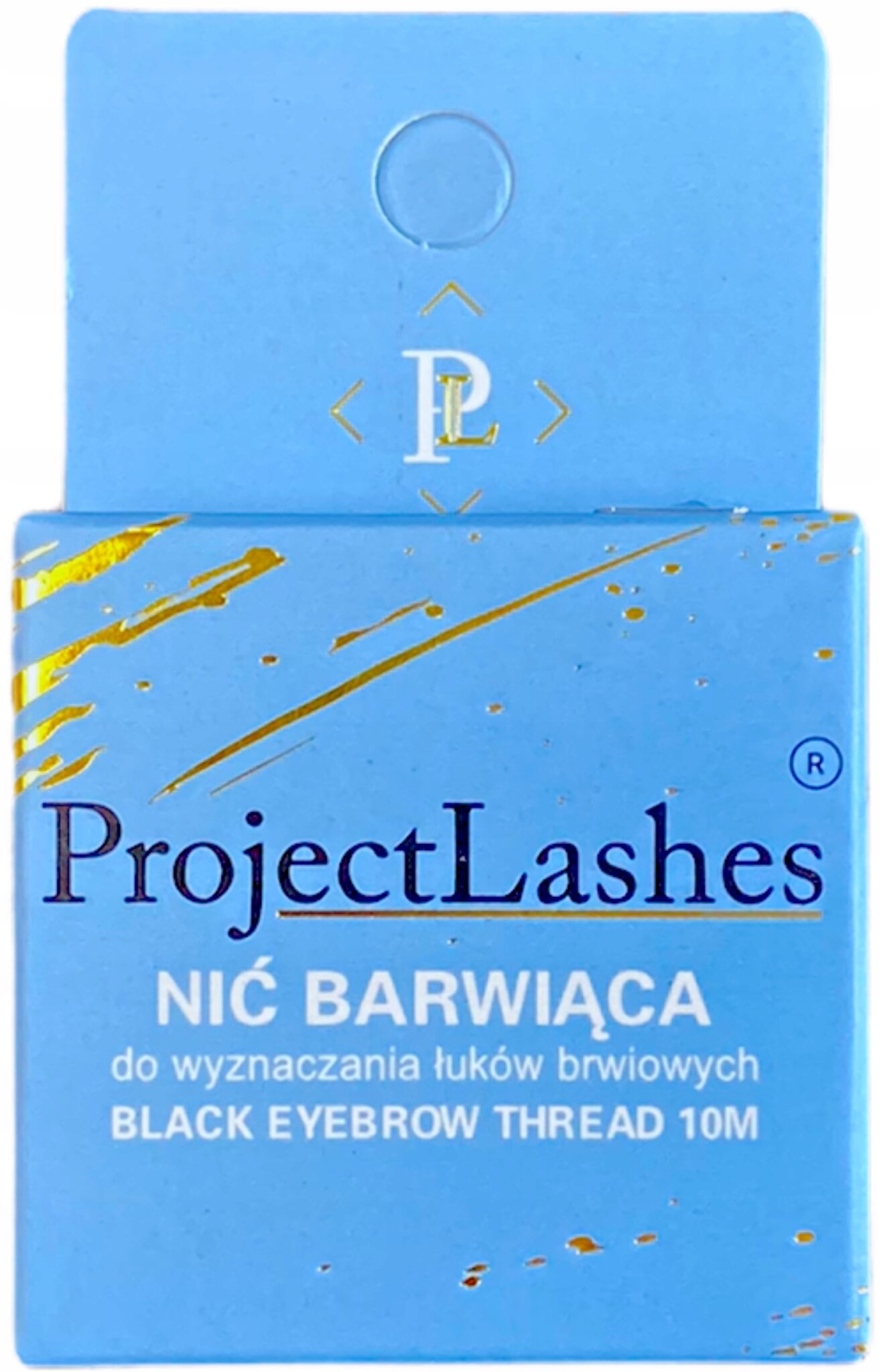 Nić do brwi CZARNA + pisak WHITE BROW MARKER