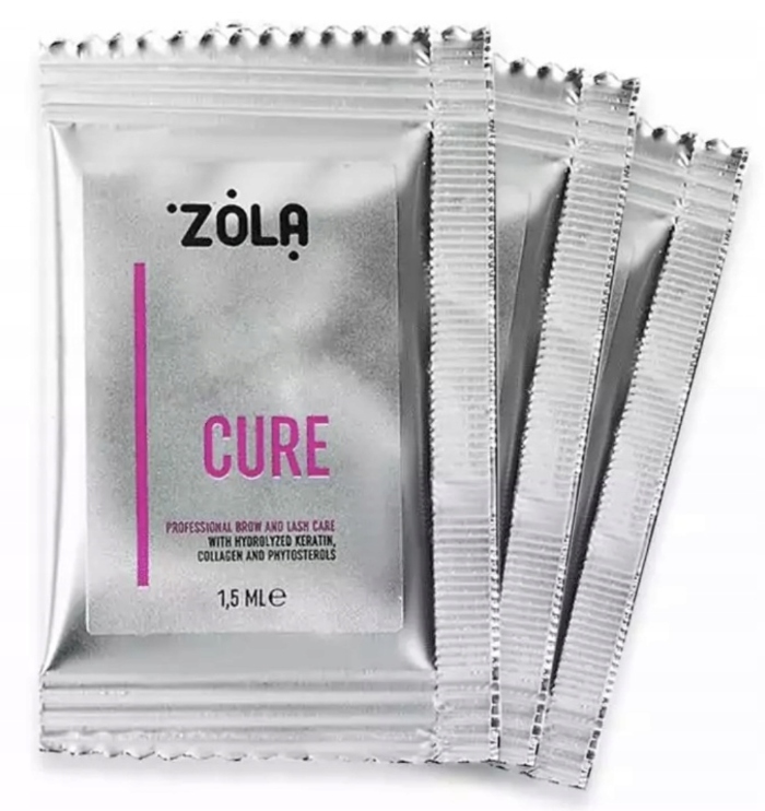 Zola Cure 1,5 ml odżywka do brwi i rzęs z kolagenem i keratyną saszetka