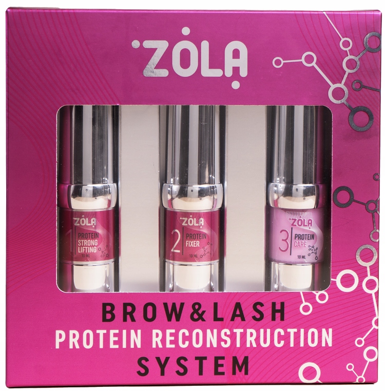 ZOLA zestaw do laminowania brwi rzęs Zola Protein Reconstruction System