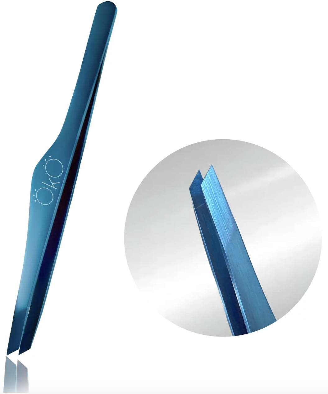 Pęseta do brwi OkO niebieska wersja limitowana Blue Magic Premium