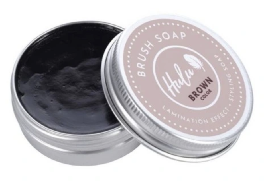 Hulu Brow Soap Mydełko do stylizacji brwi Brown 30 ml BRĄZOWE