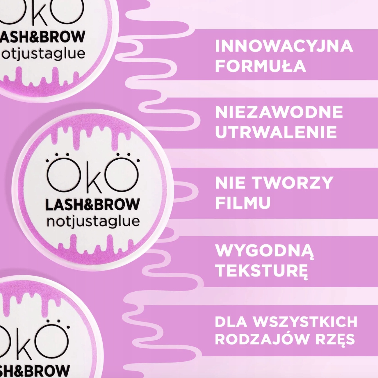Klej bez kleju OKO Lash Lami Balm 15 ml do liftingu rzęs laminacji brwi