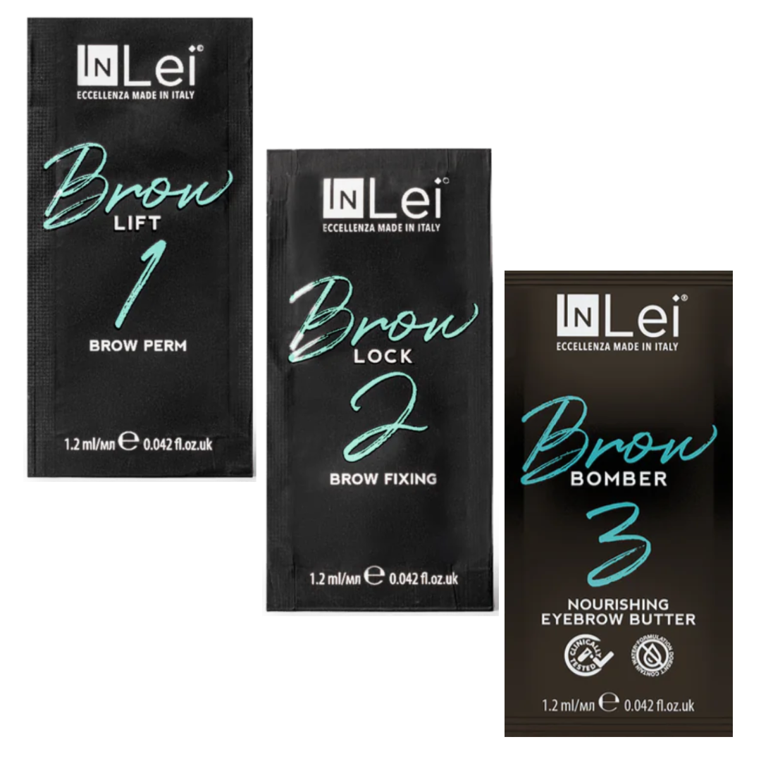 InLei zestaw saszetek do laminacji brwi 1-2-3