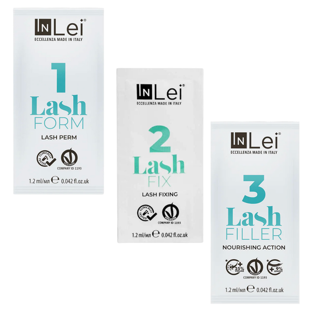 InLei zestaw saszetek do laminacji rzęs 1-2-3